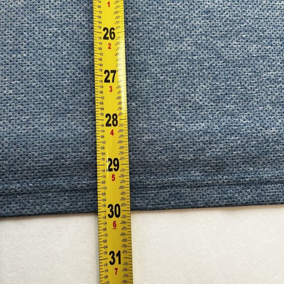 Oakley Polo Shirt Mens Size XL Ensign Blue Light Heather Golf Shirt - Picture 7 of 12